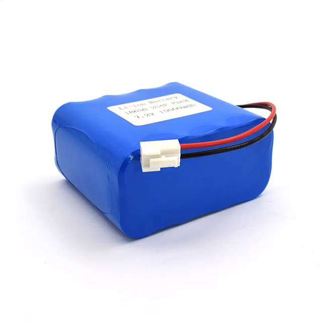 Customized 18650 Lithium Ion Battery 7.4V 10Ah Li-ion Battery Pack 7.2v 10000mah Rechargeable Lifepo4 Li ion Batteries for LED