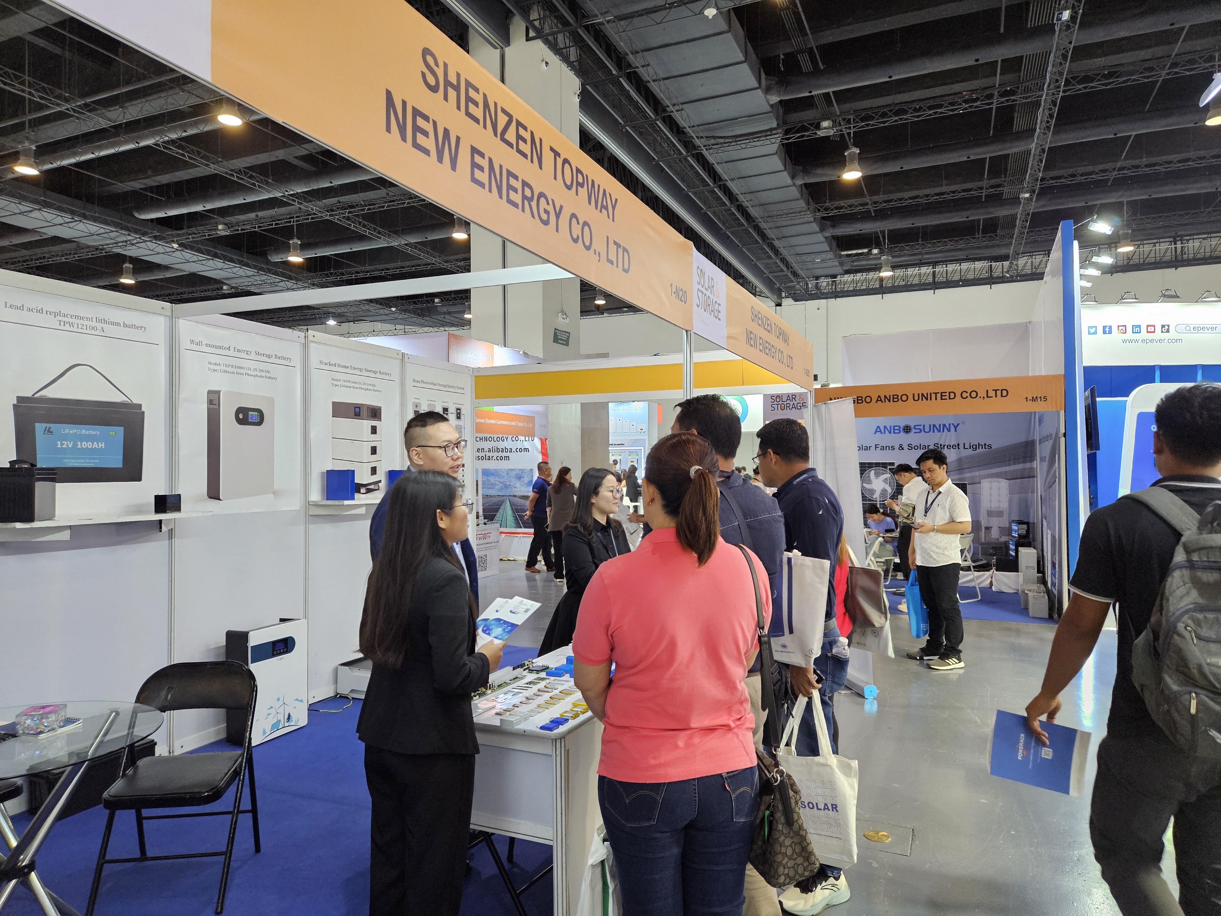 Topway New Energy Attends 2024 Solar&Storage Live Philippines, Helping China's Sodium-ion & Lithium-ion Batteries to Go Overseas